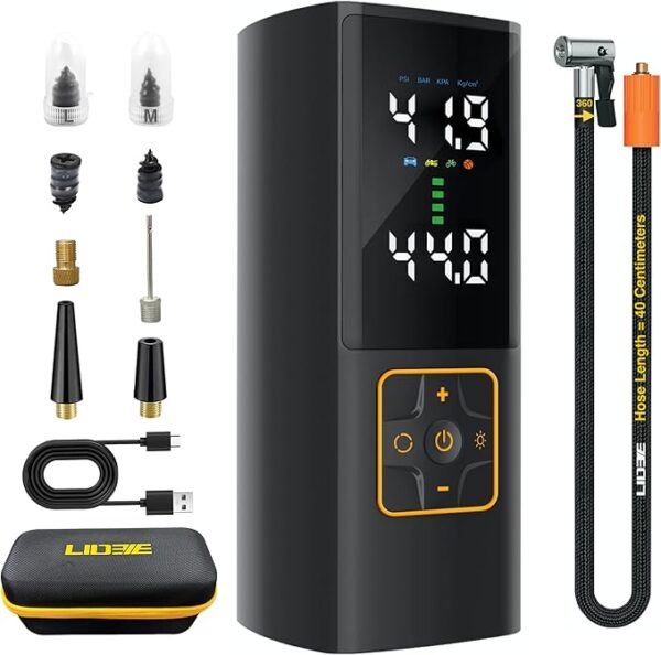 Inflador para neumáticos de carga USB